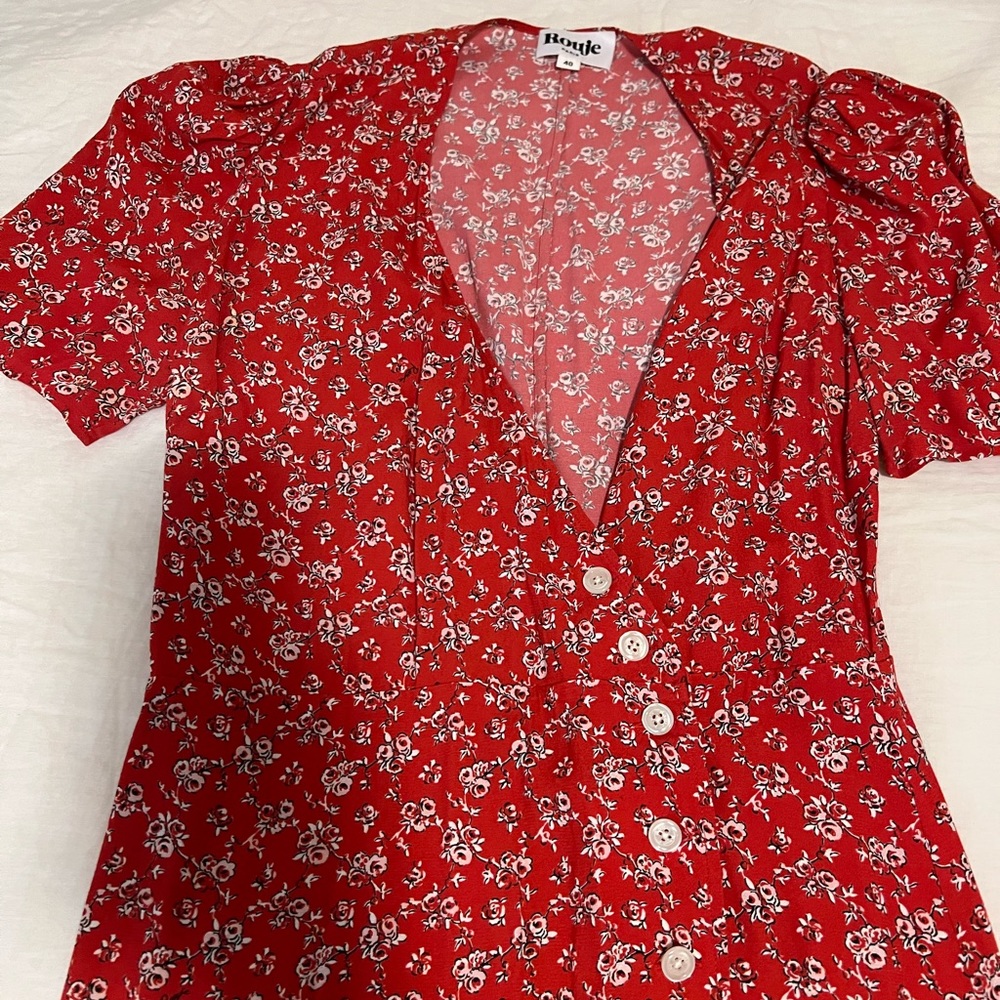 Flirty Red Gabin Dress by Rouje Paris Size 40 🐞